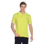 U.S. POLO ASSN. Men's Tipped Collar Pure Cotton Slim Fit Polo Shirt