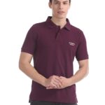 U.S. POLO ASSN. Men's Ribbed Collar Pure Cotton Slim Fit Polo Shirt