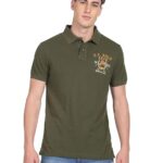 U.S. POLO ASSN. Men Cotton Solid Regular Fit T-Shirt